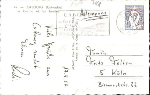 Cabourg Calvados Casino Jardin – Bild 2