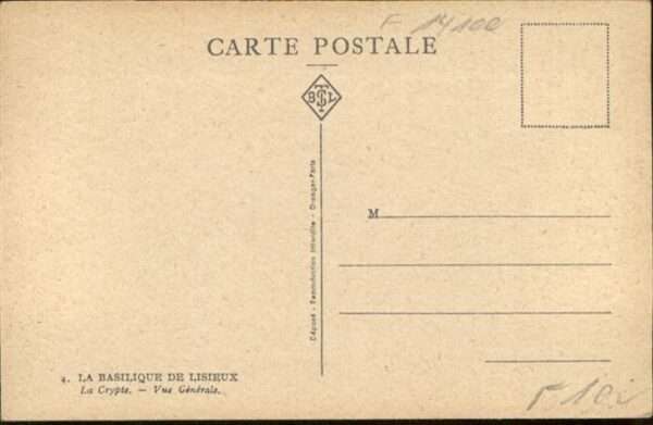 Lisieux Basilique Crypte – Bild 2