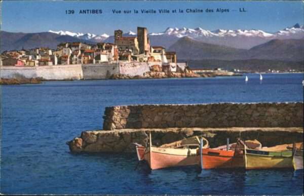 Antibes Alpes Maritimes Antibes Vieille Ville Chaine Alpes