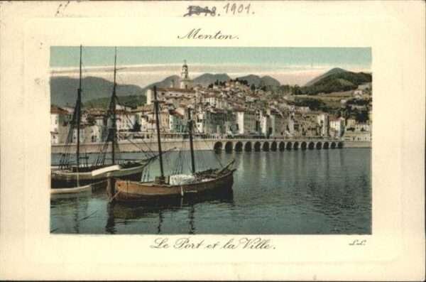 Menton Alpes Maritimes Menton Port Ville