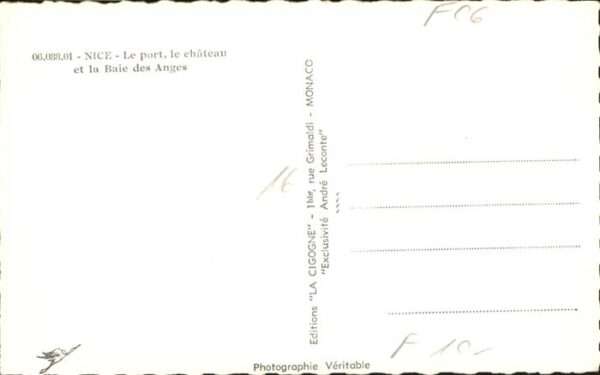 Nice Alpes Maritimes Nice Port Chateau Baie Anges – Bild 2