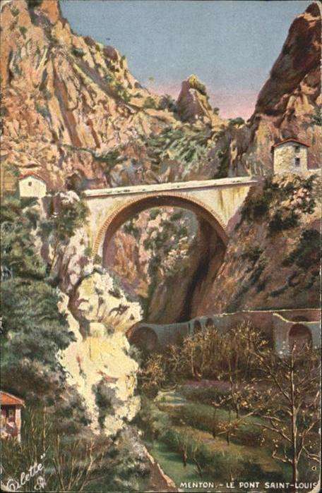 Menton Alpes Maritimes Menton Pont Saint-Louis