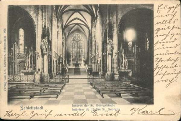 Schlettstadt St. Georgskirche Eglise