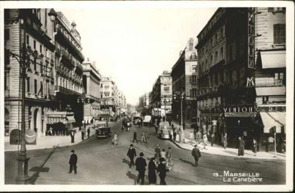 Marseille Bouches-du-Rhone Marseille Canebiere