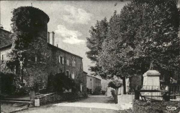 Arlebosc Ardeche Place Eglise