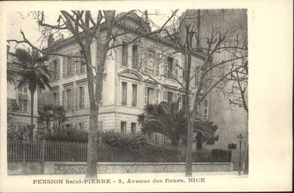 Nice Alpes Maritimes Nice Pension Saint-Pierre Avenue Fleurs