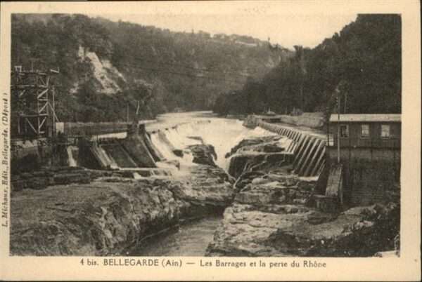 Bellegarde-sur-Valserine Bellegarde Ain Barrages Perte Rhone