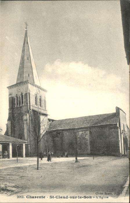 Saint-Claud-sur-le-Son Charente Eglise