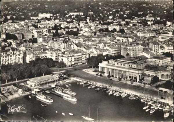 Cannes Alpes-Maritimes Cannes Fliegeraufnahme Casino Embarcade
