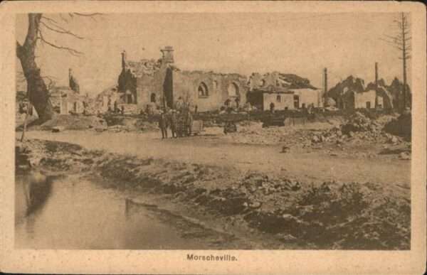 Crecy-en-Ponthieu Morscheville Zerstörung