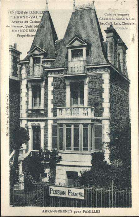 Saint-Malo 35 Saint-Malo Pension Famille Franc-Val
