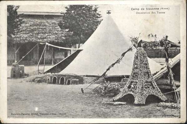 Sissonne Aisne Camp Decoration Tentes