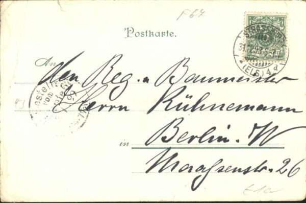 Strasbourg Alsace Strassburg_Elsass Rheinbrücke Eisenbahn – Bild 2