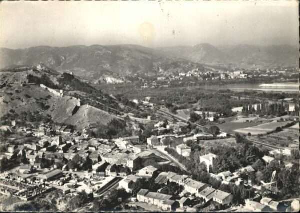 Chateauneuf-du-Rhone Fliegeraufnahme