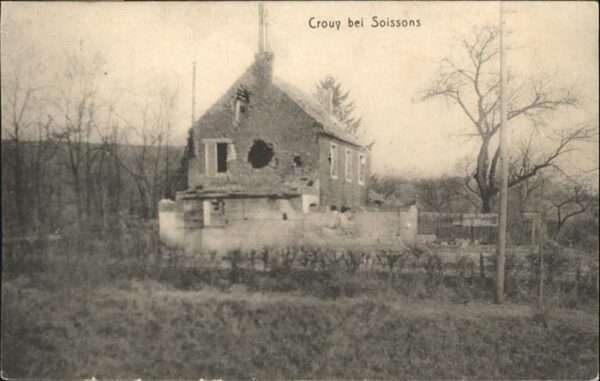 Crouy Aisne Soissons Zerstörung