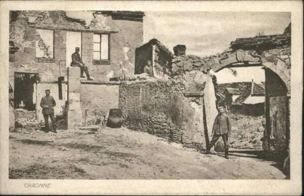 Craonne Aisne Soldaten Zerstörung