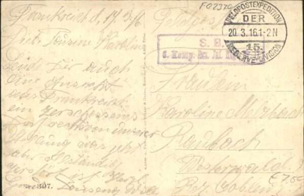 Vailly-sur-Aisne Vailly Soldaten Zerstörung – Bild 2