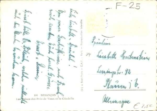 Besancon Doubs Besancon Usines Pres Vaux Citadelle – Bild 2