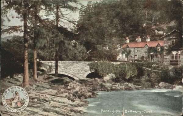 Railway Pont Pair Bettws y Coed Brücke