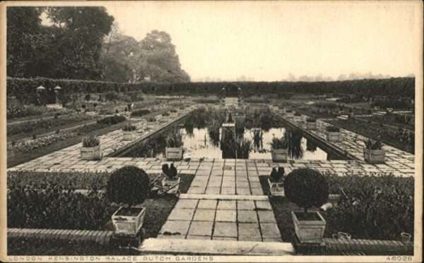 London Kensington Palace Dutch Gardens