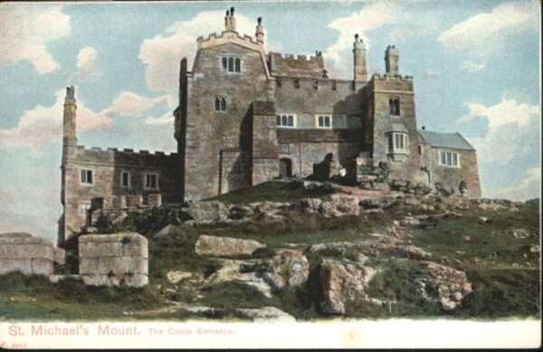 Saint Michaels Mount Castle Entrance