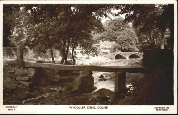 Wycoller Dene Colne Brücke