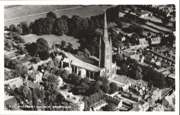 Grantham St Wulframs Church Fliegeraufnahme