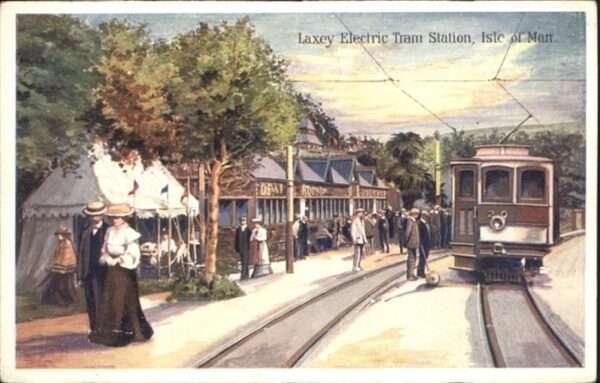 Laxey Electric Tram Station Isle of Man
