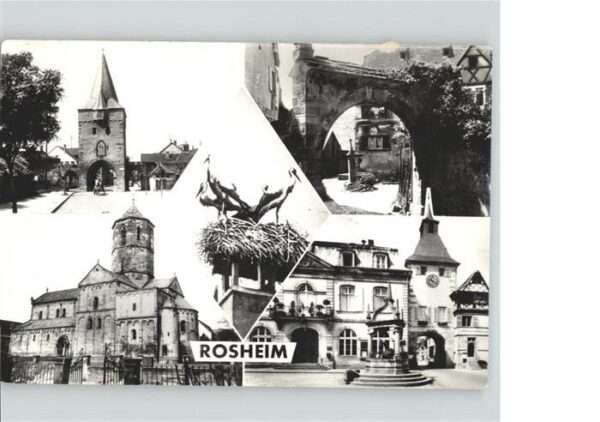 Rosheim Elsass Lothringen Rosheim Storch Kutsche