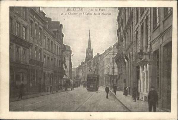 Lille Nord Lille Rue de Paris Strassenbahn