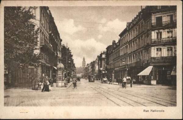 Lille Nord Lille 8Handschriftlich] Rue Nationale S