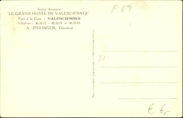 Valenciennes Grand Hotel – Bild 2