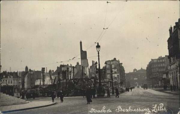 Lille Nord Lille Nach Beschiessung