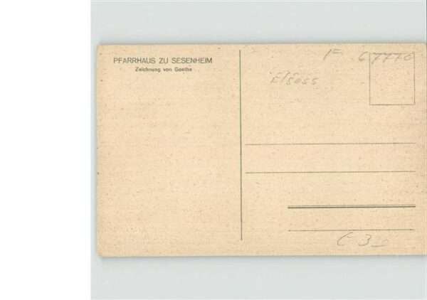 Sesenheim Künstler Goethe Pfarrhaus – Bild 2