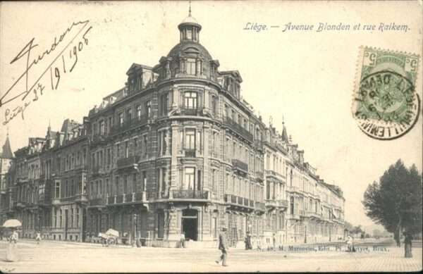 Liege Luettich Liege Avenue Blonden Rue Raikem