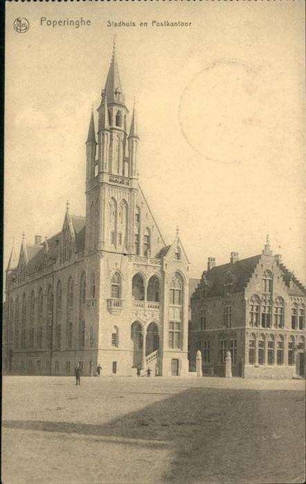 Poperinghe Stadhuis en Postkantoor