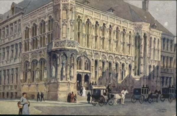 Gent Gand Flandre Gent het Stadthuis Künstler Van Hoecke