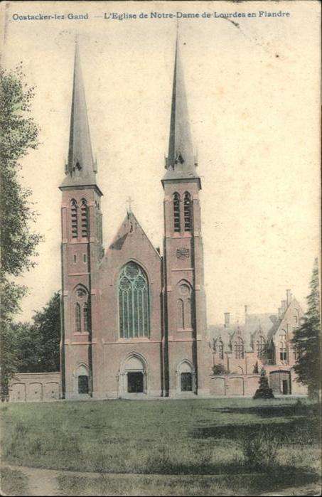 Flandre Eglise de Notre Dame de Lourdes en Flan