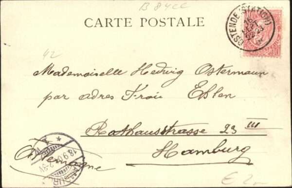 Ostende Oostende Ostende Bois de Boulogne le lac – Bild 2
