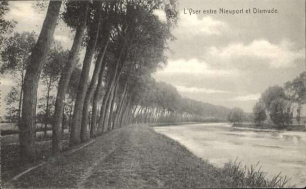 Nieuport-Bains Nieuport Yser entre Nieuport et Dixmude
