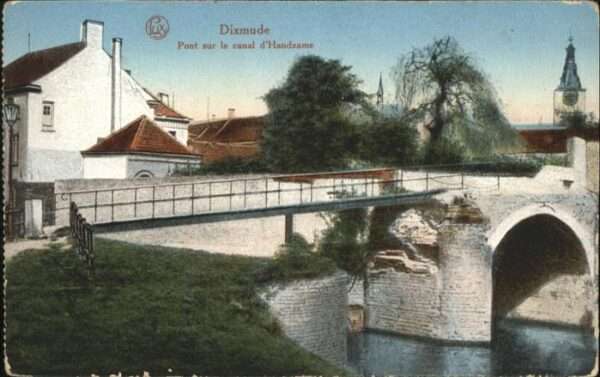 Dixmude Pont sur le canal d_Handzame