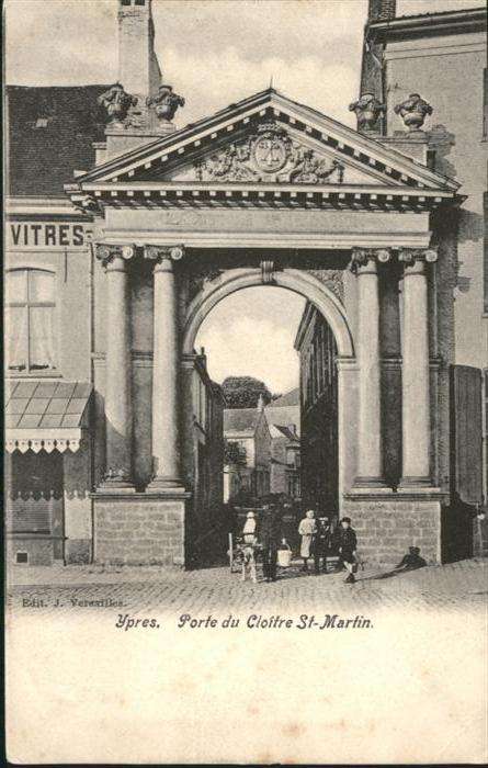 Ypern Ypres Ypres Porte du Cloitre St Martin Hundek