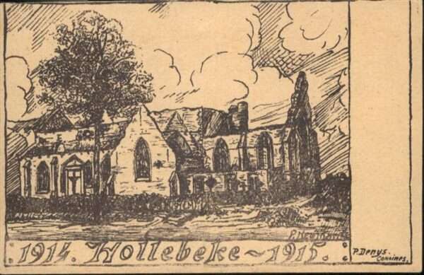 Hollebeke Kirche Künstler P. Denys