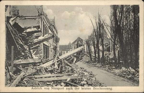 Nieuport-Bains Nieuport Zerstörung