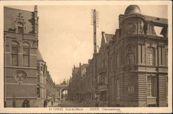 Ypern Ypres Ypres Rue de Menin