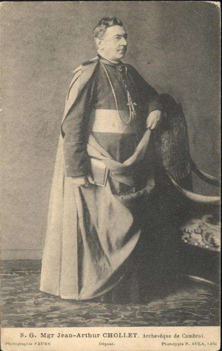 Cambrai Mgr Jean Arthur Chollet