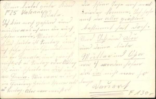 Valonne [handschriftlich] – Bild 2