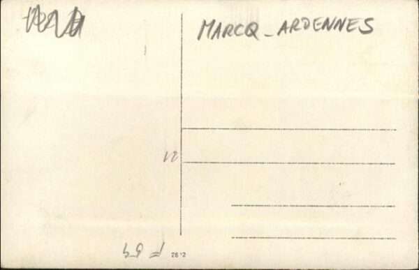 Marcq Ardennes Bahnhof zerstörter Wagen – Bild 2