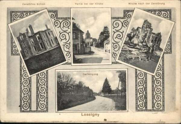 Lassigny Schloss Zerstörung