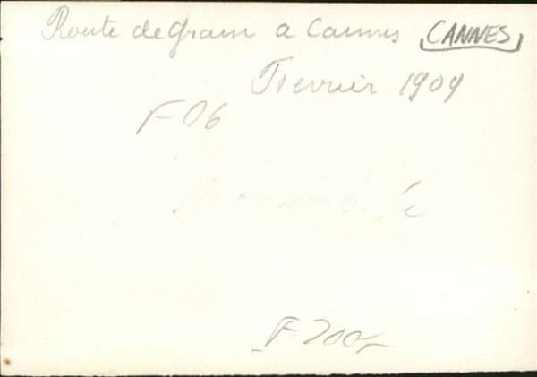 Cannes Alpes-Maritimes Cannes [handschriftlich] Wagen – Bild 2